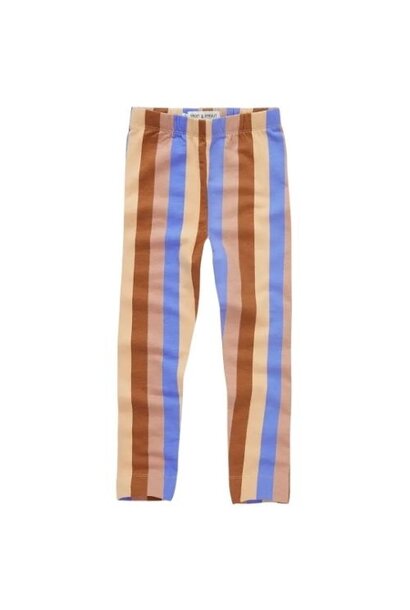 Sproet & Sprout winter legging multi clr stripe sand | broek