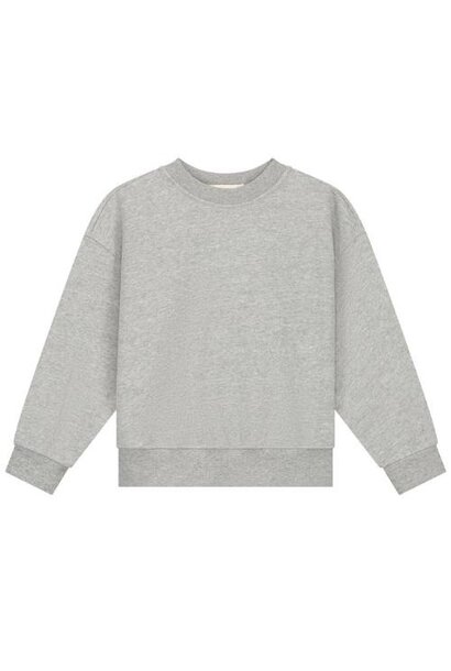 Charlie Petite jones sweater grey melange | trui