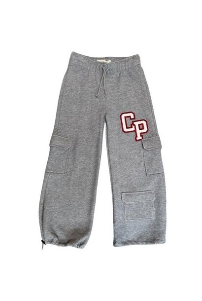 Charlie Petite josephine cargo pants grey melange | broek