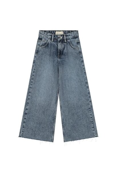 Charlie Petite nic wide leg jeans north blue | broek