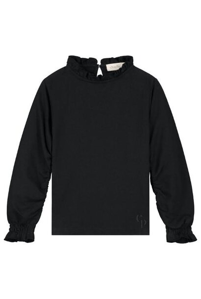 Charlie Petite juniper longsleeve black | top