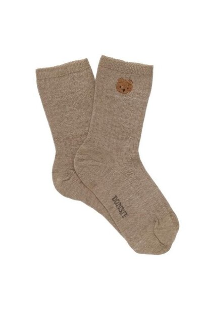 Donsje bell socks bear dusty green | sokken