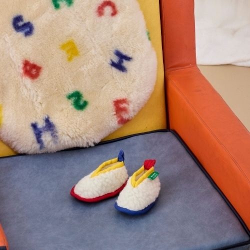 Bobo Choses x binibamba booties offwhite | slofjes-2