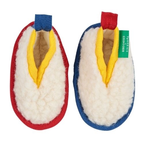 Bobo Choses x binibamba booties offwhite | slofjes-6