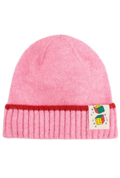 Bobo Choses roll the dice beanie pink | muts