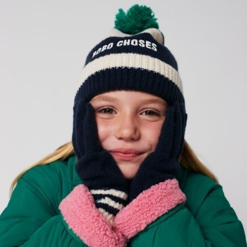 Bobo Choses bc navy gloves midnight blue | handschoenen-2