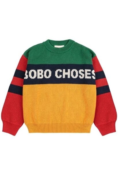 Bobo Choses “bobo choses” color block jumper multicolor | trui