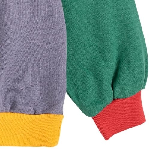 Bobo Choses “bobo choses” color block raglan sweatshirt multicolor | trui-7