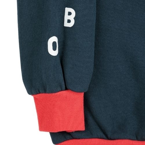 Bobo Choses “bobo choses” color block sweatshirt midnight blue | trui-7