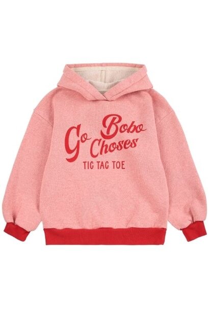 Bobo Choses go bobo hoodie pink | trui