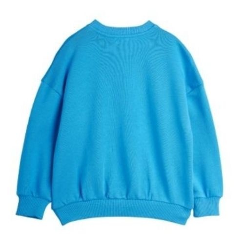 Mini Rodini dog emb sweatshirt blue | trui-2
