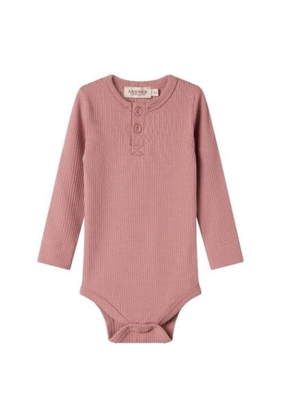 MarMar Copenhagen body ls rose parfait | romper