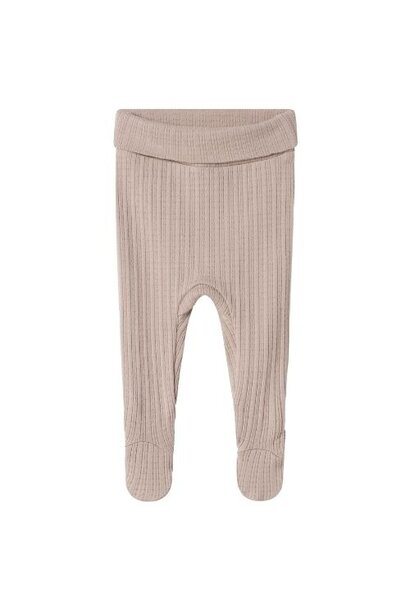 MarMar Copenhagen pixa pointelle rib soft beige | broek
