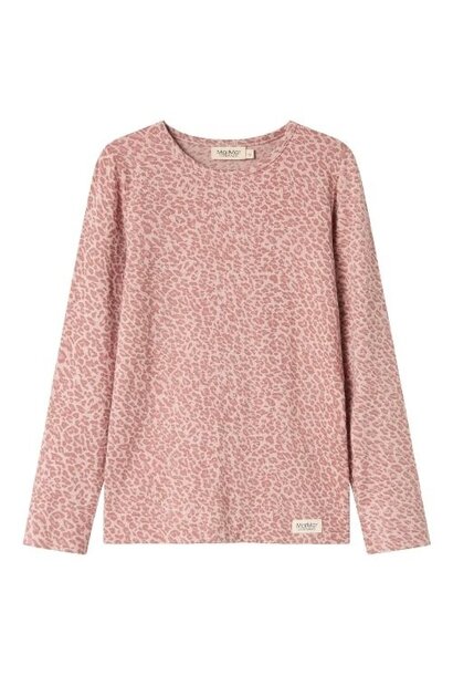 MarMar Copenhagen tee leopard rose dust leo | shirt