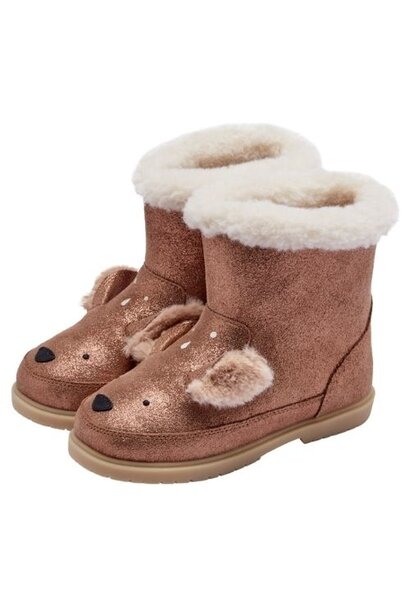 Donsje eloniek boots deer bronze metallic leather | schoenen