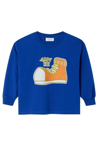 American Vintage fizvalley kids shirt indigo vintage | longsleeve