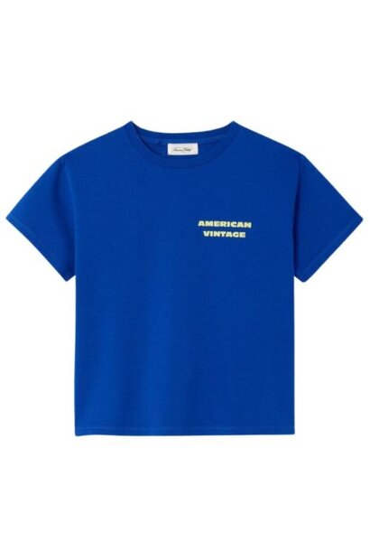 American Vintage fizvalley kids t-shirt indigo vintage | tee