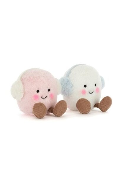 Jellycat amuseables toastie pink and white marshmallows | knuffel
