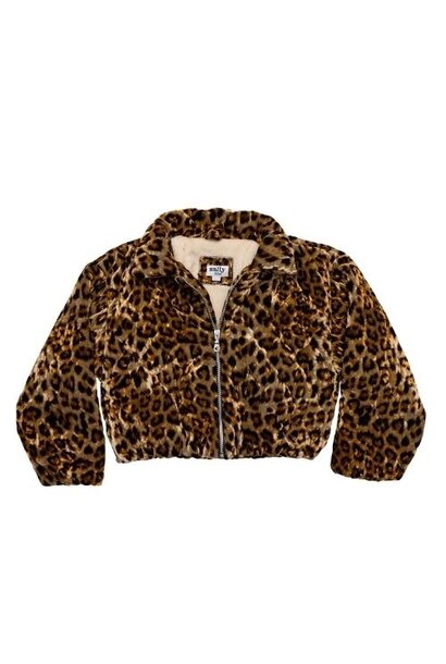 Salty Stitch bomber jacket panther brown | jasje