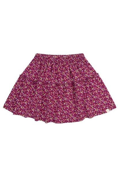 Navy Natural bo skirt berry flower | rok