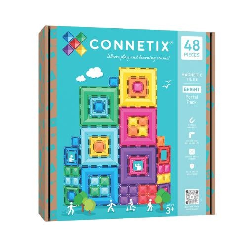 Connetix bright portal pack 48 stuks | magneet speelgoed-1