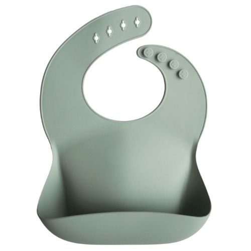 Mushie silicone bib cambridge blue | slab-1