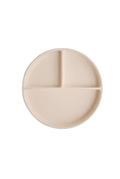 Mushie siicone plate shifting sand | bord