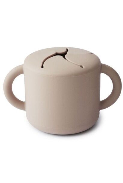 Mushie snack cup shifting sand | snackbakje