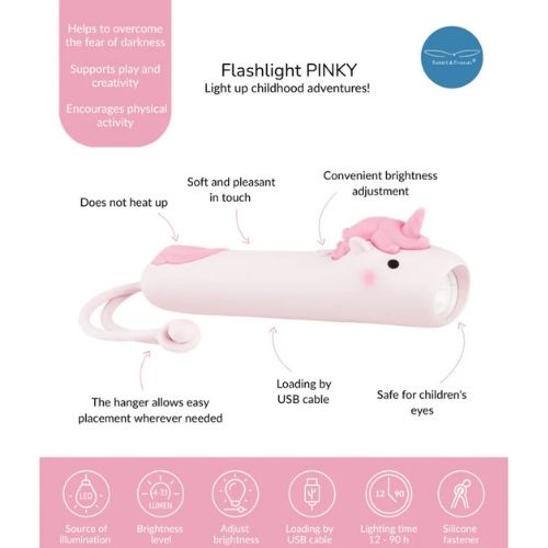 Rabbit & Friends cat silicone flashlight | zaklamp-4