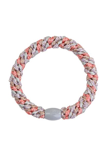 Kknekki haarelastiekje mix coral glitter | hair tie