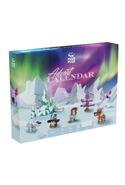Plus-Plus advent calendar - santa's northern lights adventure