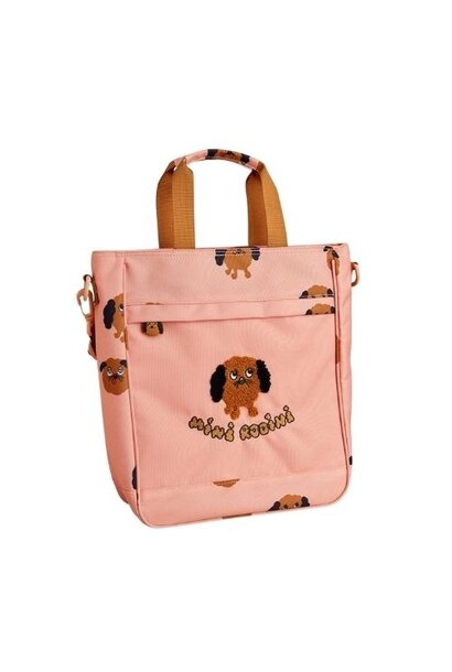 Mini Rodini doggies aop complimentary bag pink | rugzak