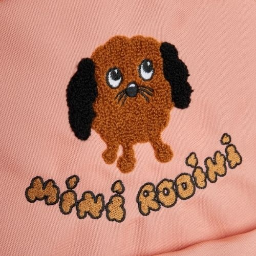 Mini Rodini doggies aop school aop backpack pink | rugzak-6