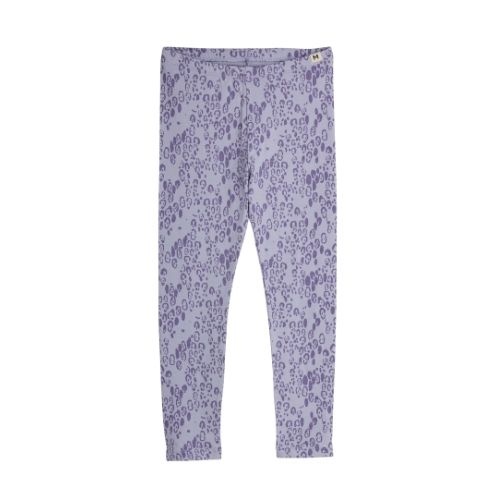 Mini Rodini mini leopard aop leggings purple | broek-1