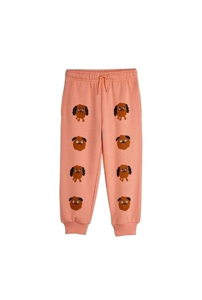 Mini Rodini doggies sp sweatpants pink | broek