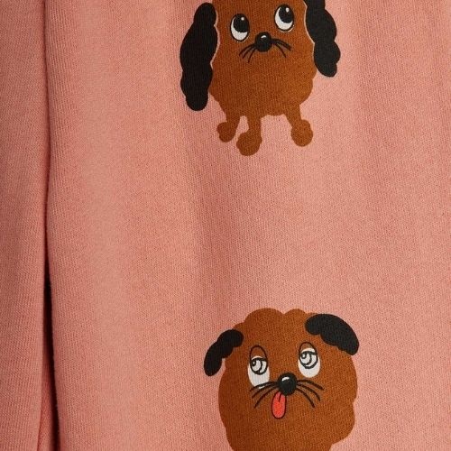 Mini Rodini doggies sp sweatpants pink | broek-3