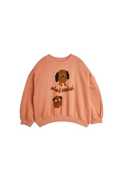 Mini Rodini doggies sp sweatshirt pink | trui