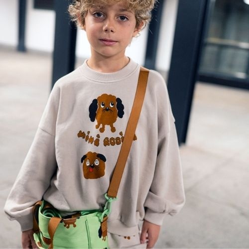 Mini Rodini doggies sp sweatshirt grey | trui-2