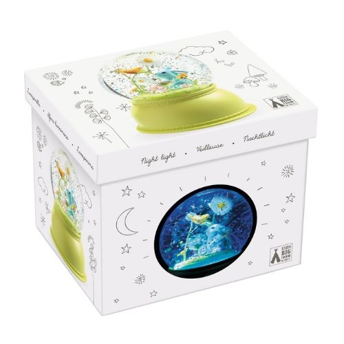 Djeco snow globe night light lapin konijn sneeuwbol | deco & nachtlamp-3