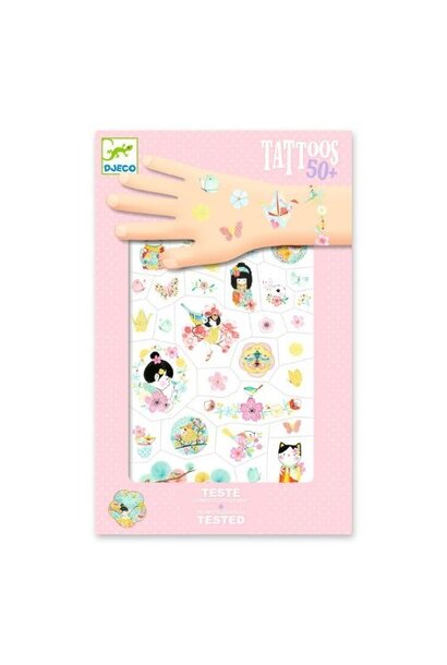 Djeco 2x tattoo vel sakura | plaktattoo