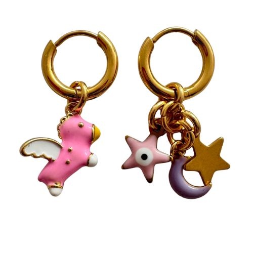 ByMelo oorbellen pegasus | sieraad-1