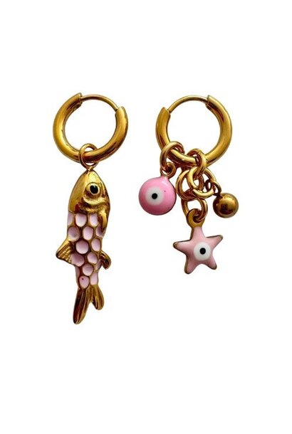 ByMelo oorbellen vis | sieraad