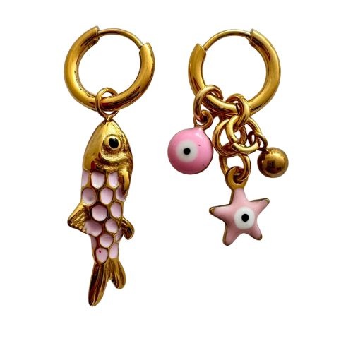 ByMelo oorbellen vis | sieraad-1