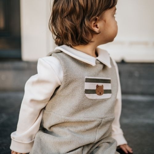 Donsje bienkes bodysuit warm white | romper-2