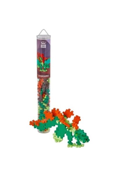 Plus-Plus stegosaurus 100 stuks tube | bouwspeelgoed