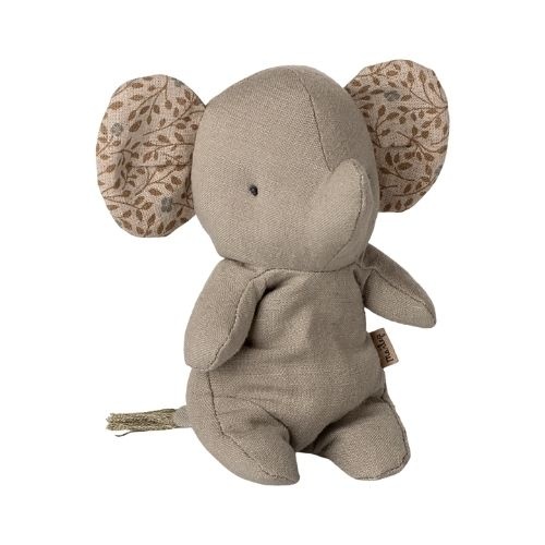 Maileg safari friends elephant mini iron grey-1