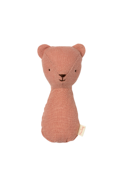 Maileg teddy rattle old rose