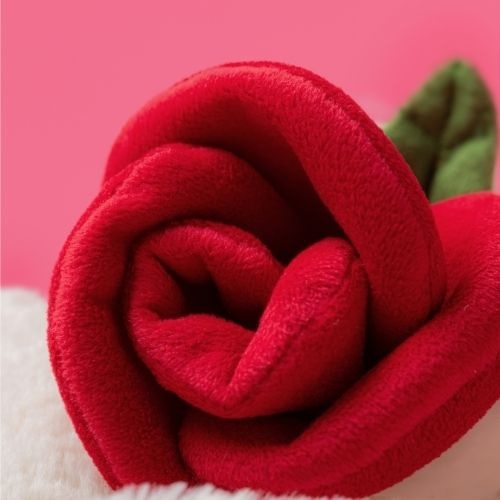 Jellycat cream bunny with rose | knuffel-3