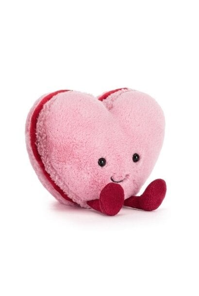 Jellycat amuseables colette heart macaron pink | knuffel