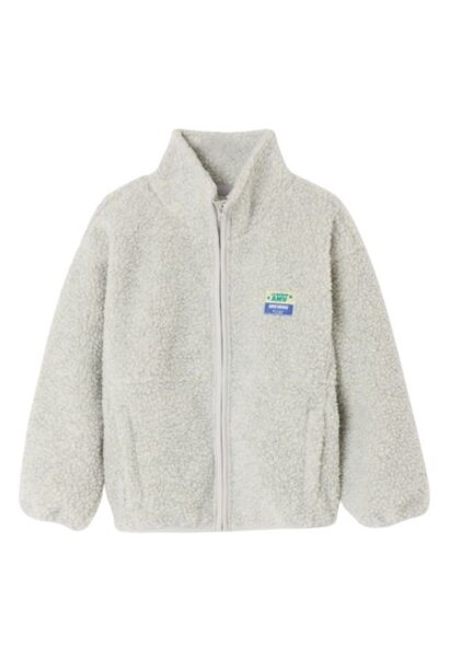 American Vintage hoktown veste courte ample ml zippee polar melange trui